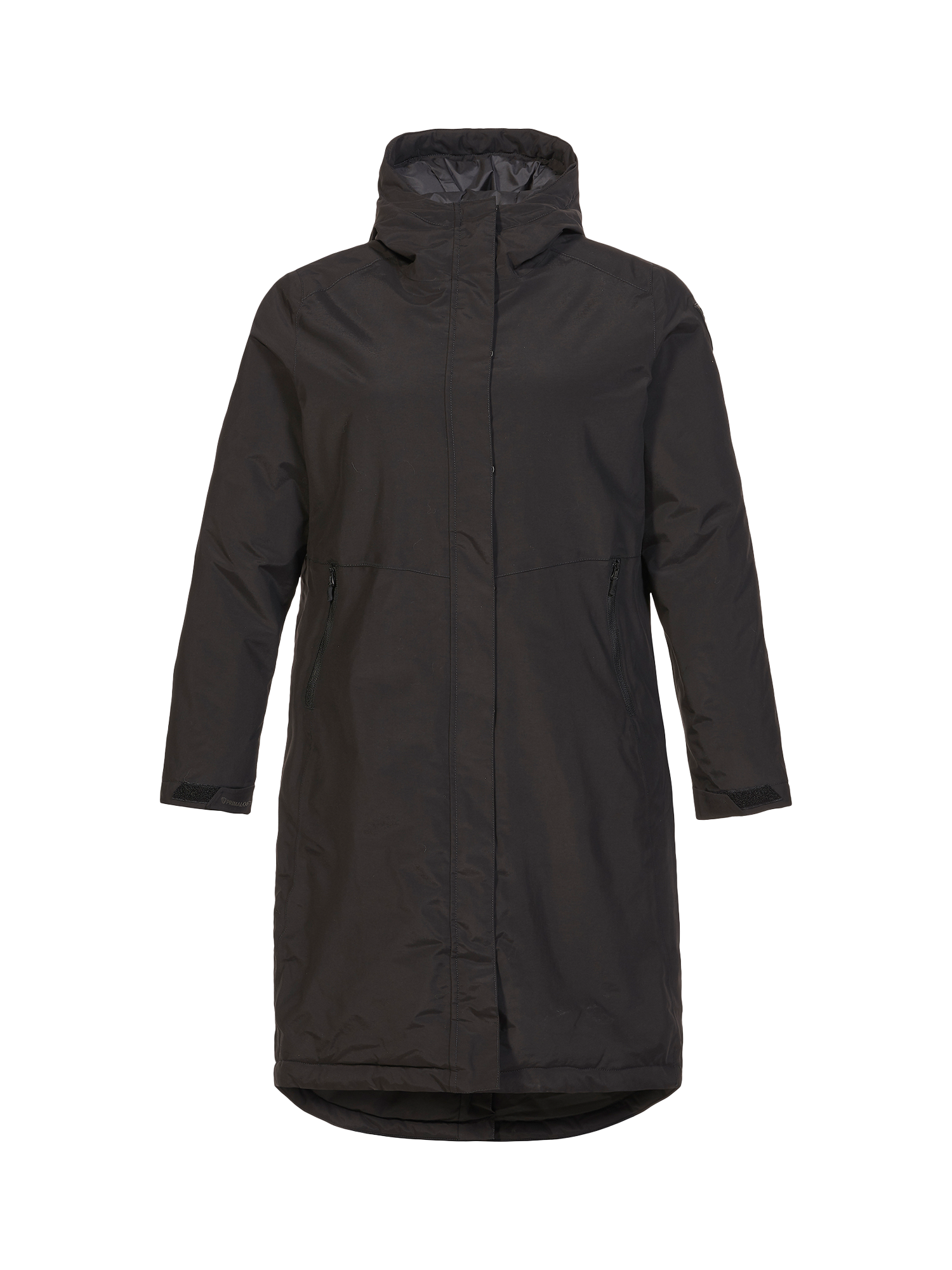 Product image 1 of 2, which shows Musto Corsica Primaloft® Longline Parka Coat, Black, 8