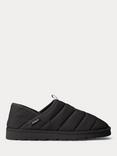 Ralph Lauren Everett Quilted Slippers, Black White