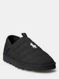 Ralph Lauren Everett Quilted Slippers, Black White