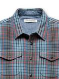 Outerknown Blanket Overshirt, Pacific Plaid