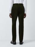 John Lewis Regular Fit Corduroy Suit Trousers, Forest Green