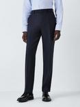 John Lewis Super 100's Birdseye Wool Regular Suit Trousers