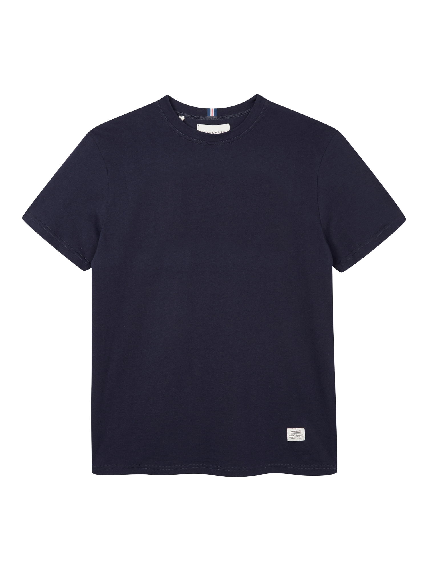 Product image 1 of 6, which shows Peregrine Classic T-Shirt, Navy, S