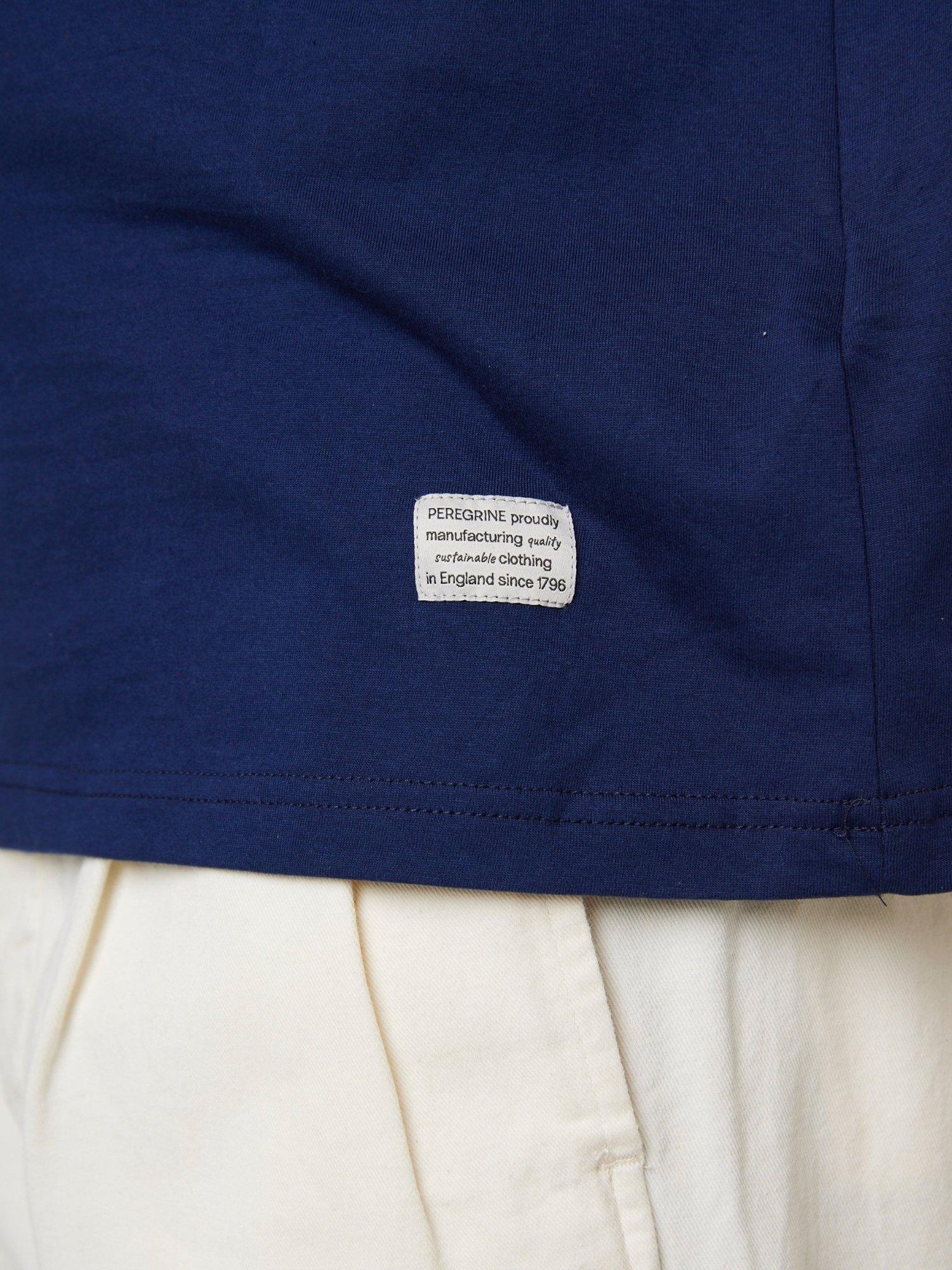 Product image 4 of 6, which shows Peregrine Classic T-Shirt, Navy, S