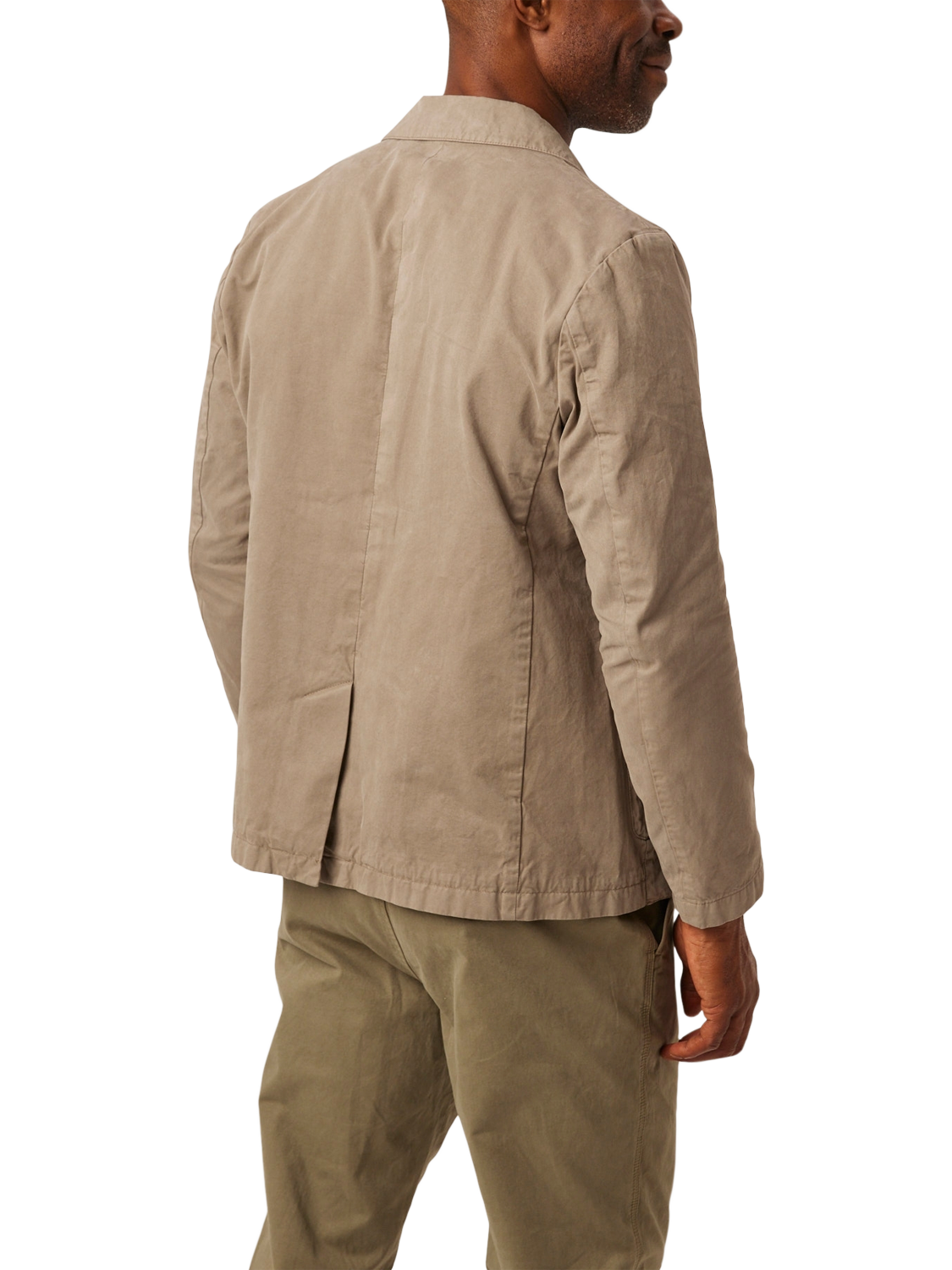 Product image 5 of 5, which shows Peregrine Belmont Deconstructed Cotton Blazer, Putty, S