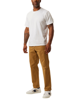 Peregrine Straight Fit Chore Trousers, Brown - view 2, Brown