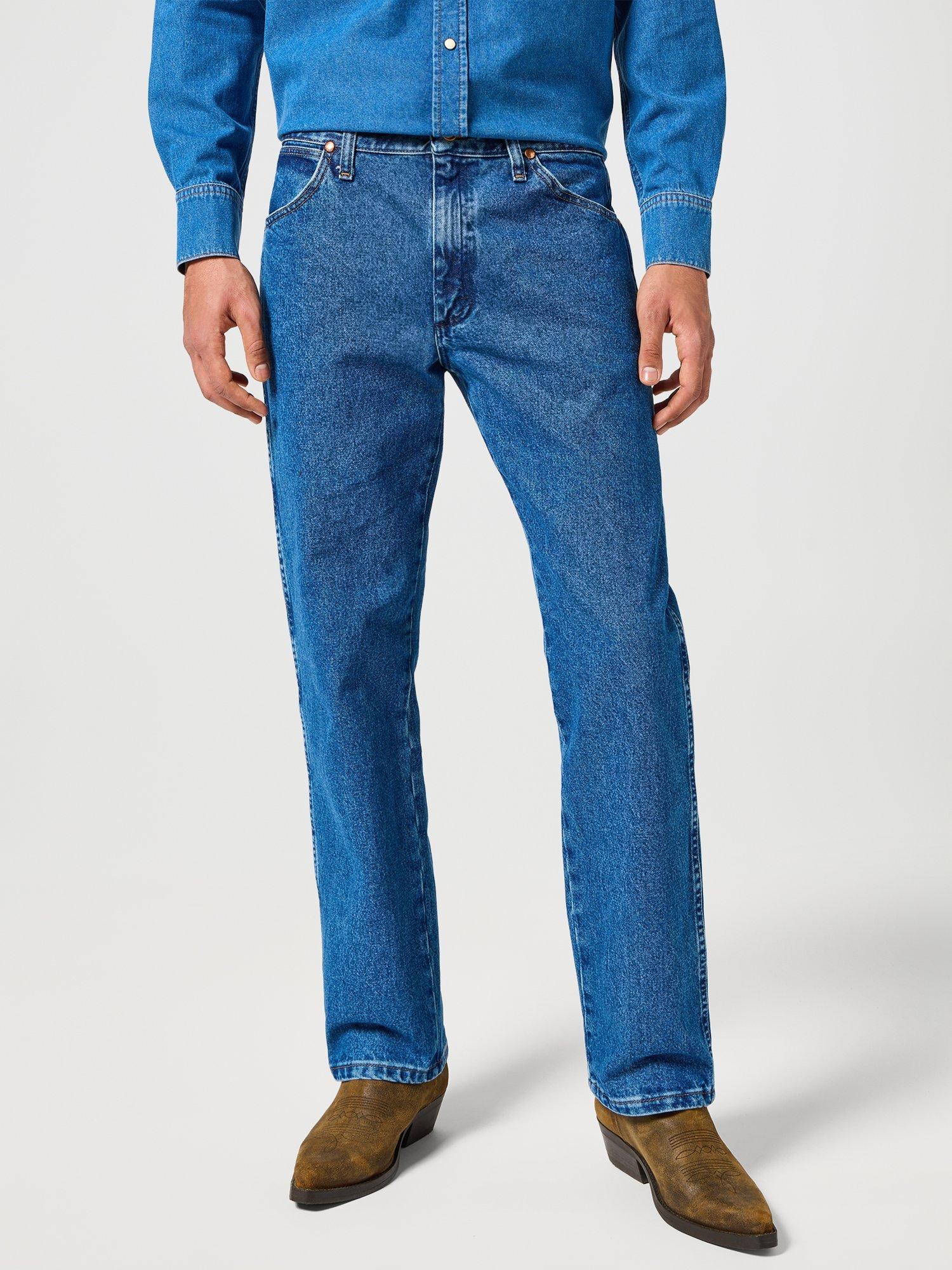 Product image 2 of 6, which shows Wrangler 13MWZ Cowboy Cut Jeans, Stone Wash, 30R