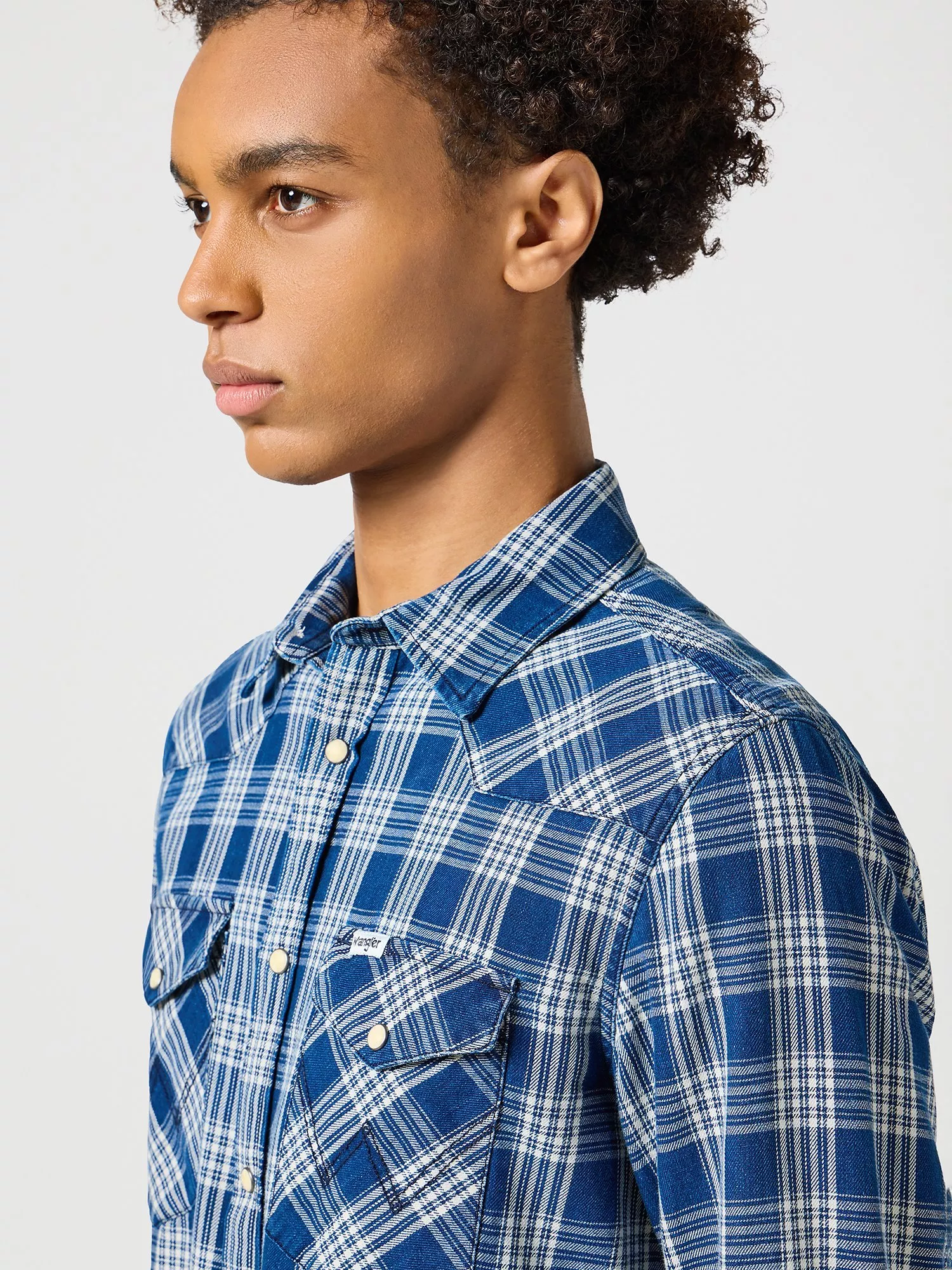 Wrangler Western Indigo Shirt heren Shirt