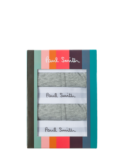 Paul Smith Plain Trunks, Pack of 3, Grey - view 2, Grey