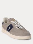 Polo Ralph Lauren Heritage Aera Earth Suede Trainers, Grey