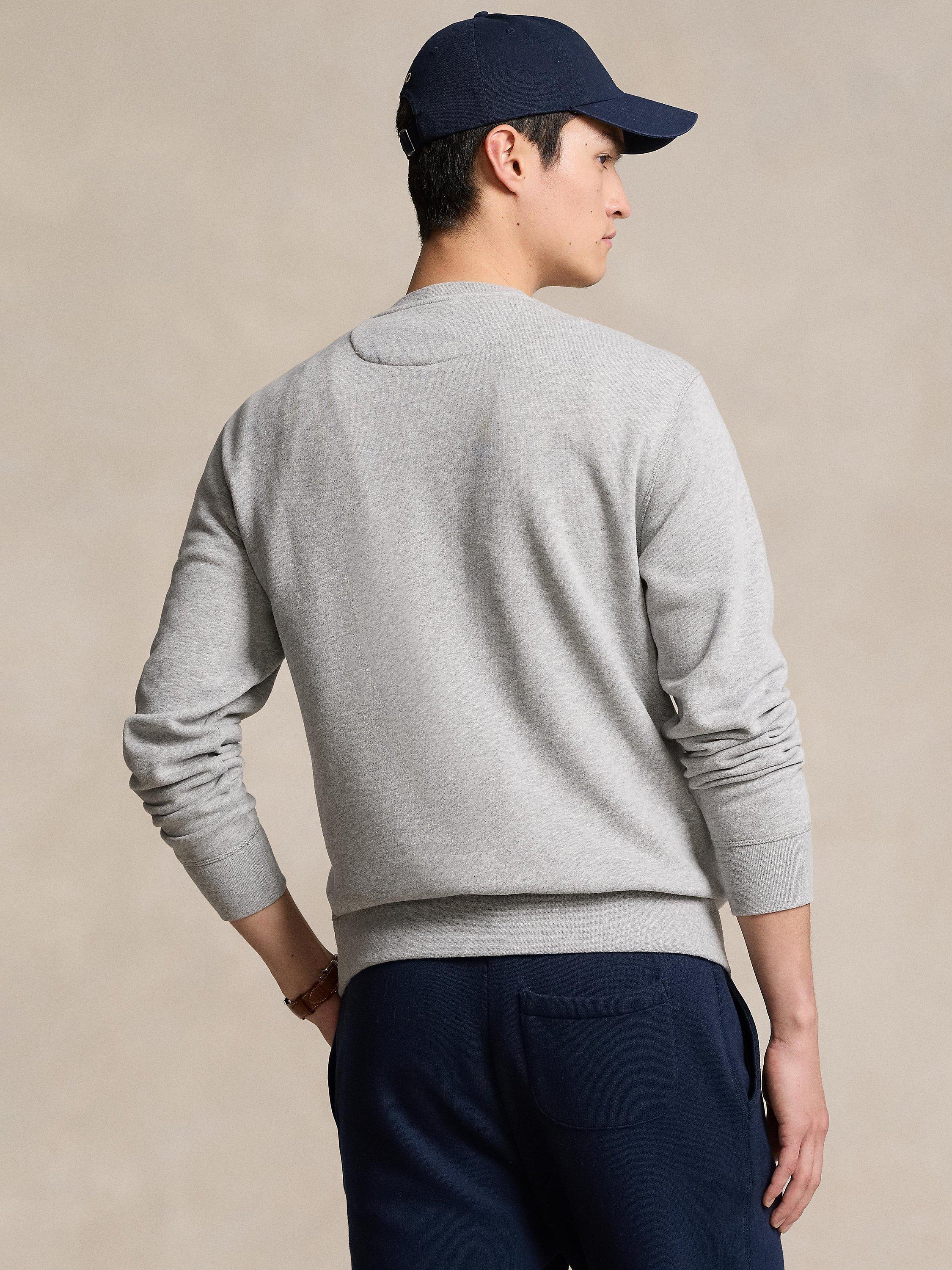 Polo cotton blend fleece sweatshirt on sale