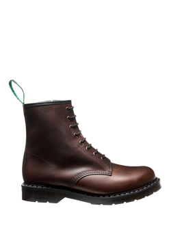 Solovair 8 Eye Leather Derby Boots, Gaucho, Gaucho