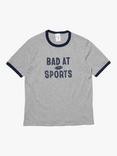 Nudie Jeans Ricky Bad At Sport T-Shirt, Grey Melange