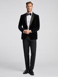 Ted Baker Vilas Velvet Suit Jacket, Black