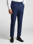 Ted Baker Slim Fit Wool Blend Check Suit Trousers