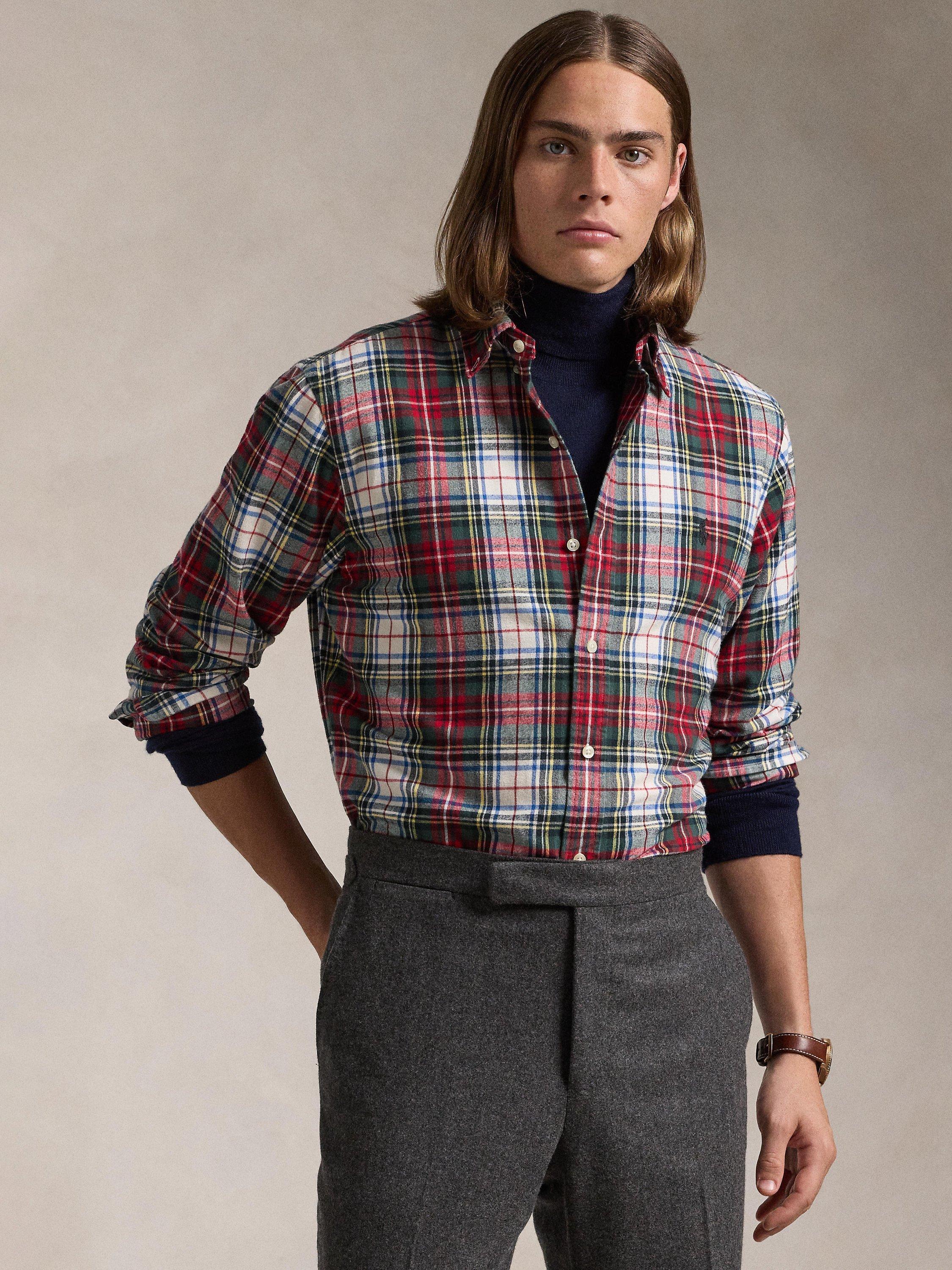 Ralph lauren tartan shirt best sale