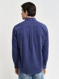 GANT Cotton Regular Fit Corduroy Shirt, Dusty Navy