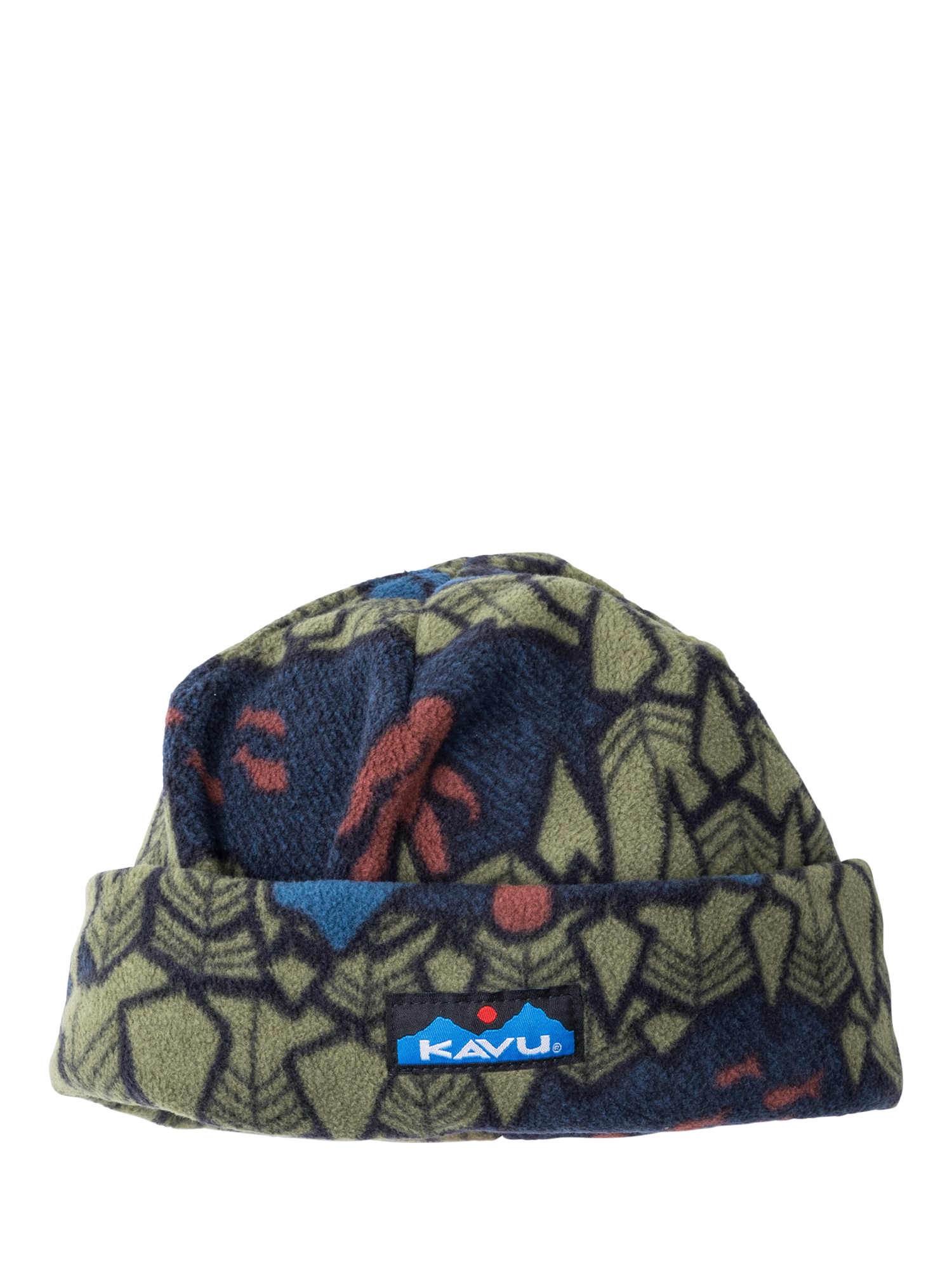 KAVU North Inlet Printed Polar Fleece Cuffed Beanie