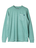 KAVU Side Bar Cotton Regular Fit Long Sleeve T-Shirt, Shady Pine