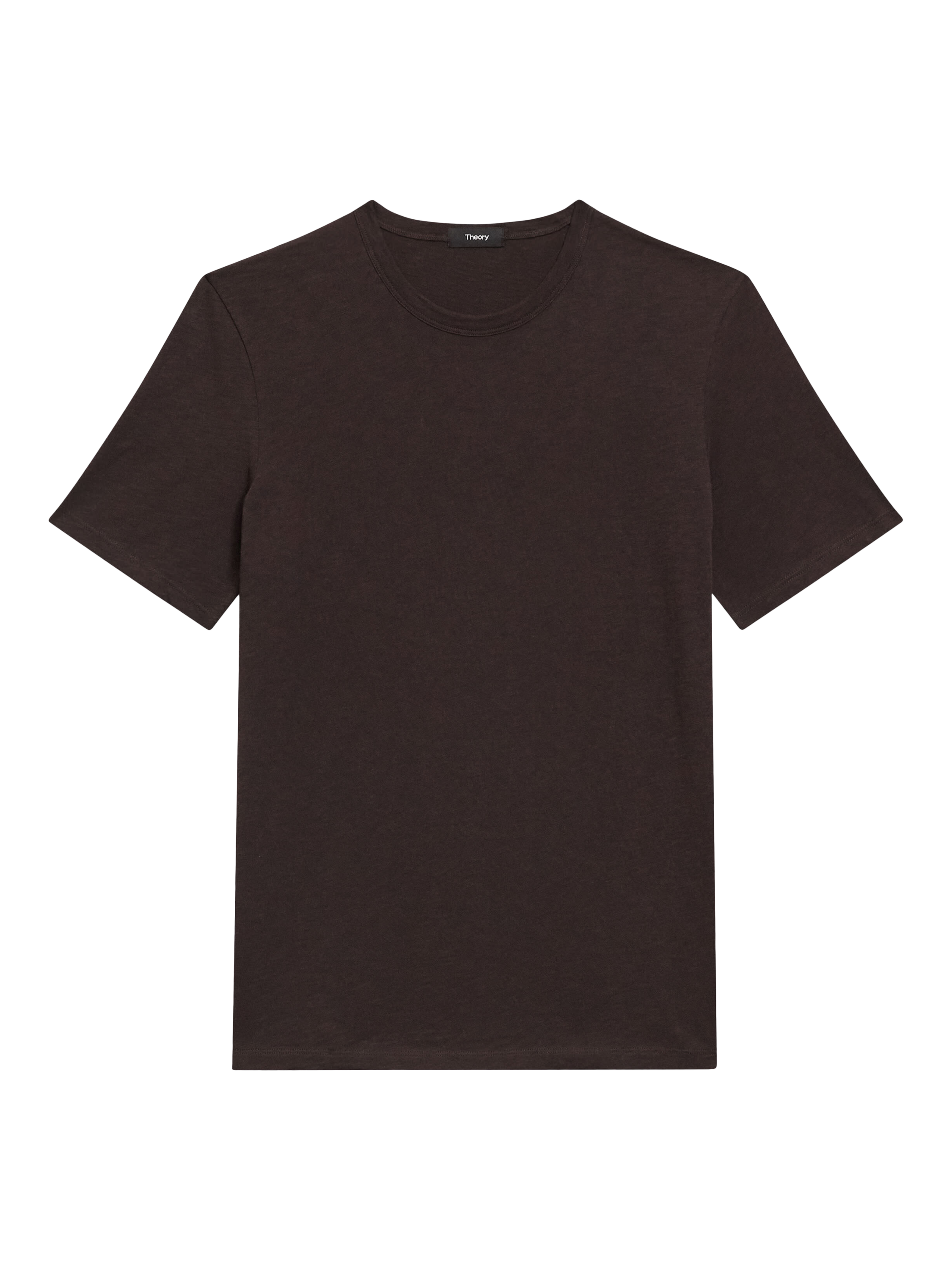 Product image 1 of 1, which shows Theory Essential Regular Fit Cotton T-Shirt, Hickory, XL