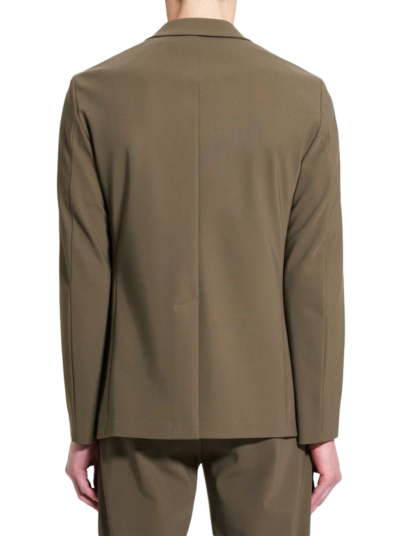 Product image 2 of 2, which shows Theory Clinton Tailored Suit Jacket, Dark Moss, 38R