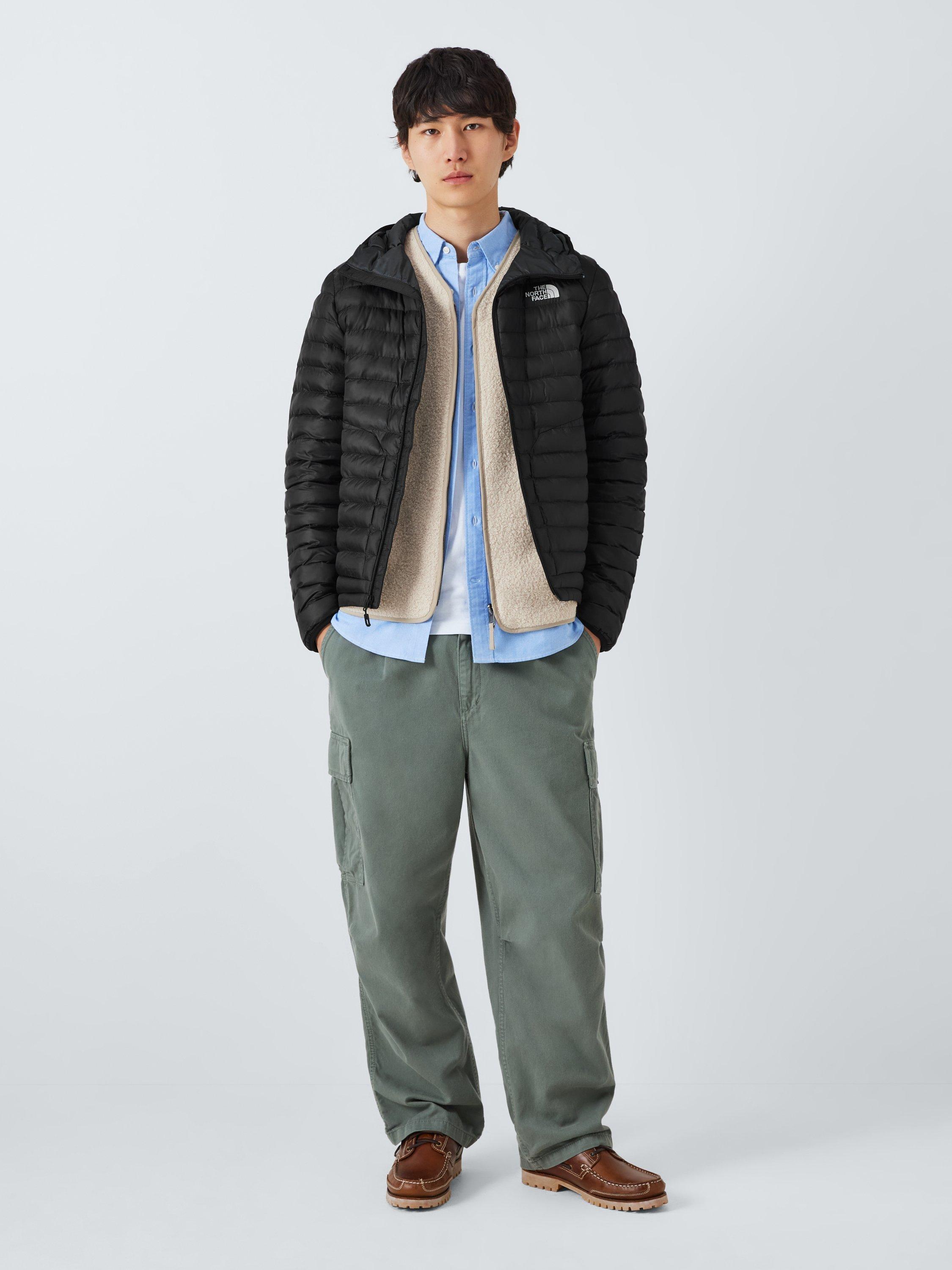 Product image 3 of 7, which shows The North Face Huila Synth Hooded Jacket, Black Grey, M