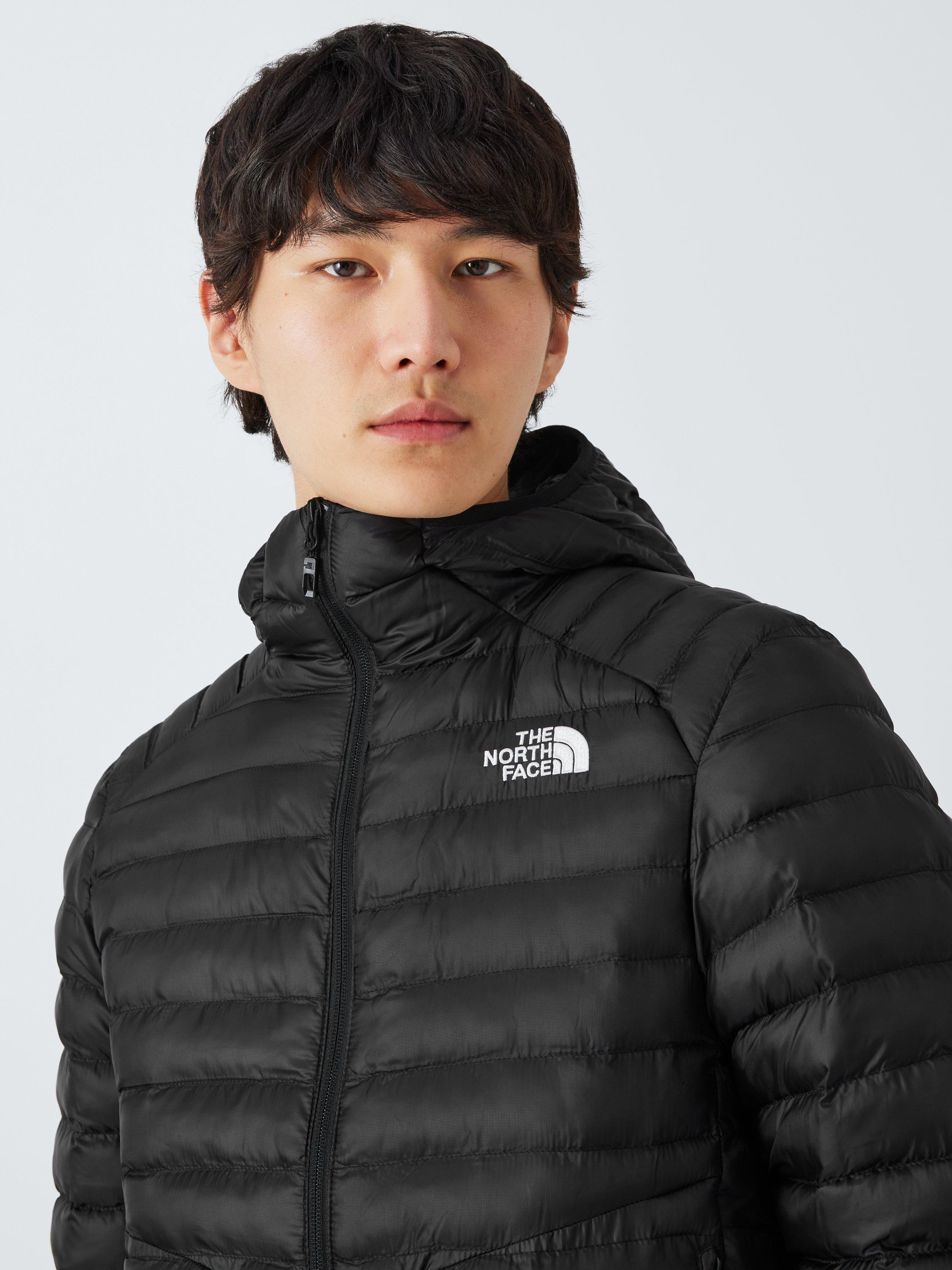 Product image 5 of 7, which shows The North Face Huila Synth Hooded Jacket, Black Grey, M