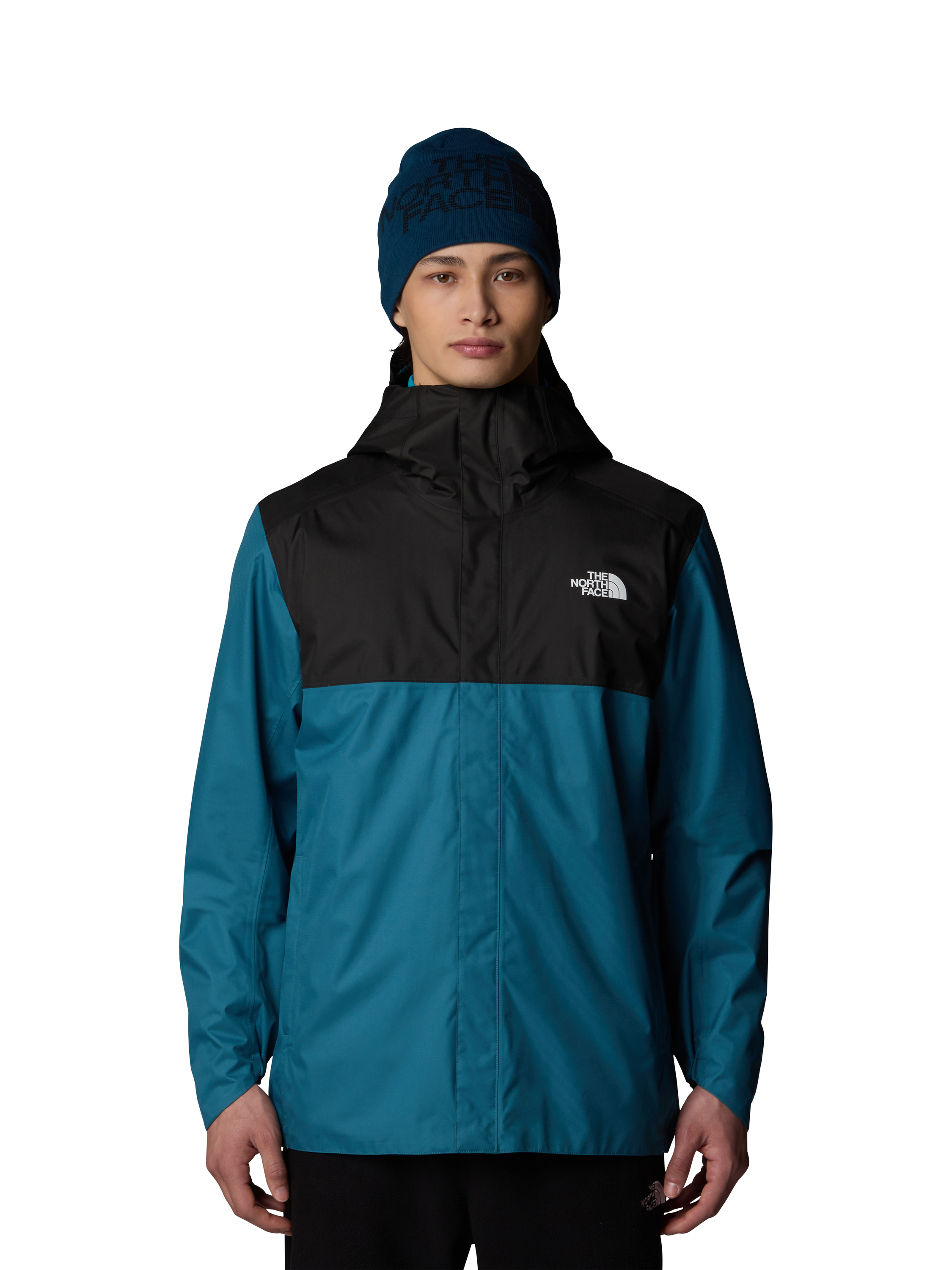 Product image 1 of 4, which shows The North Face Quest Two-Tone Zip Jacket, Blue Black, M