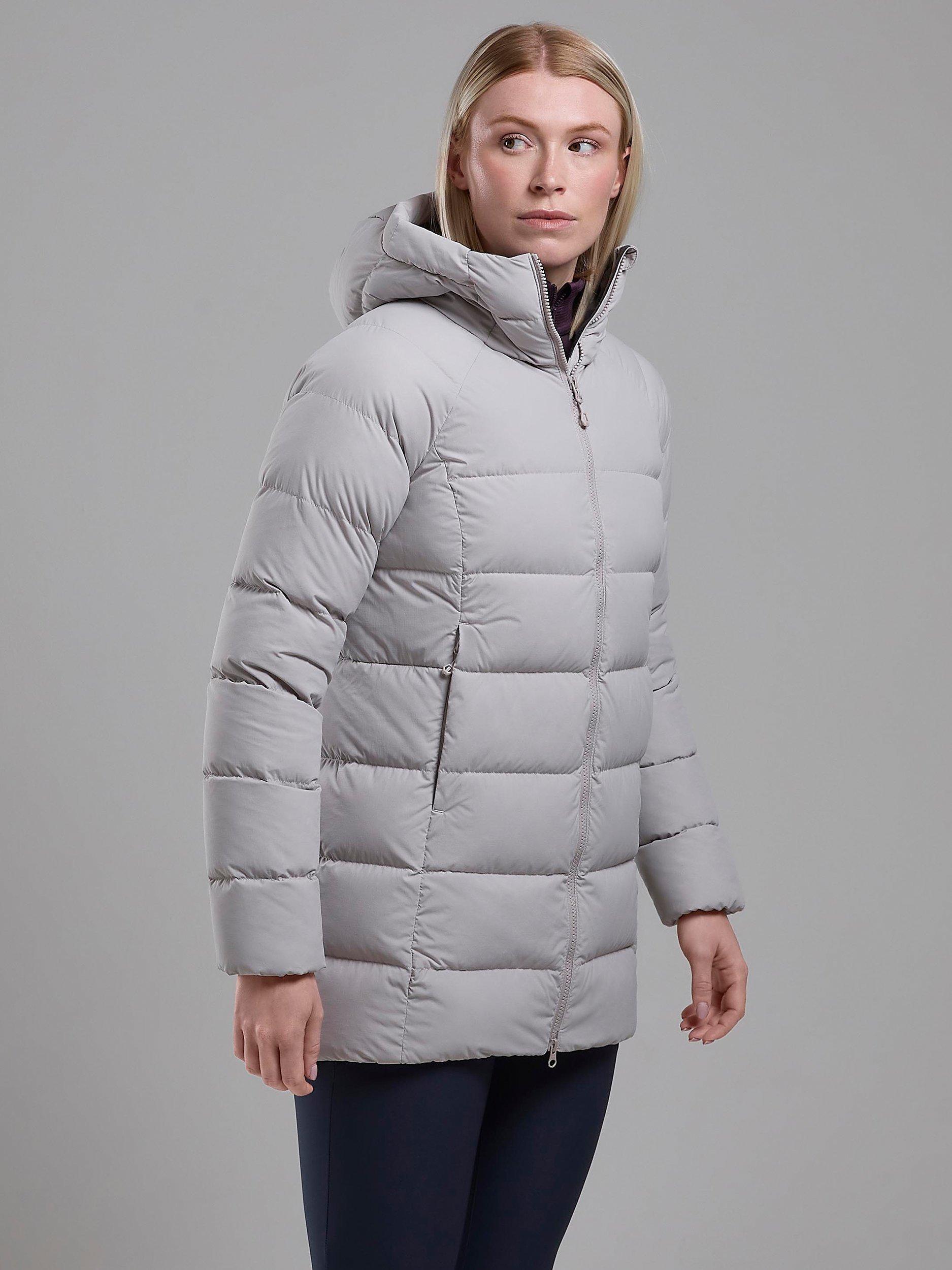 Product image 1 of 7, which shows Montane Women's Tundra Down Insulated Jacket, Oyster, 16