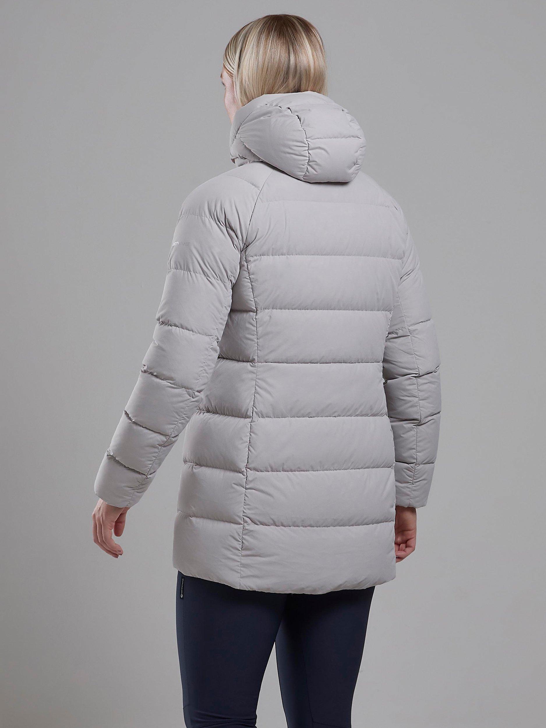 Product image 4 of 7, which shows Montane Women's Tundra Down Insulated Jacket, Oyster, 16