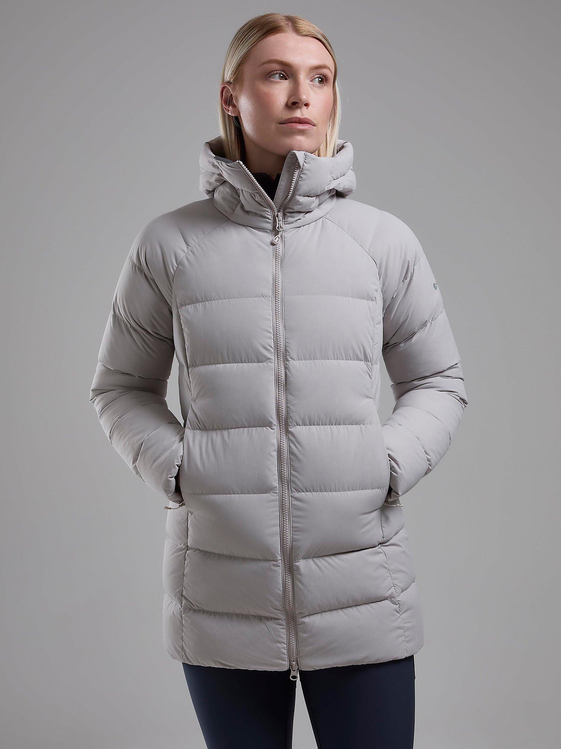 Product image 5 of 7, which shows Montane Women's Tundra Down Insulated Jacket, Oyster, 16