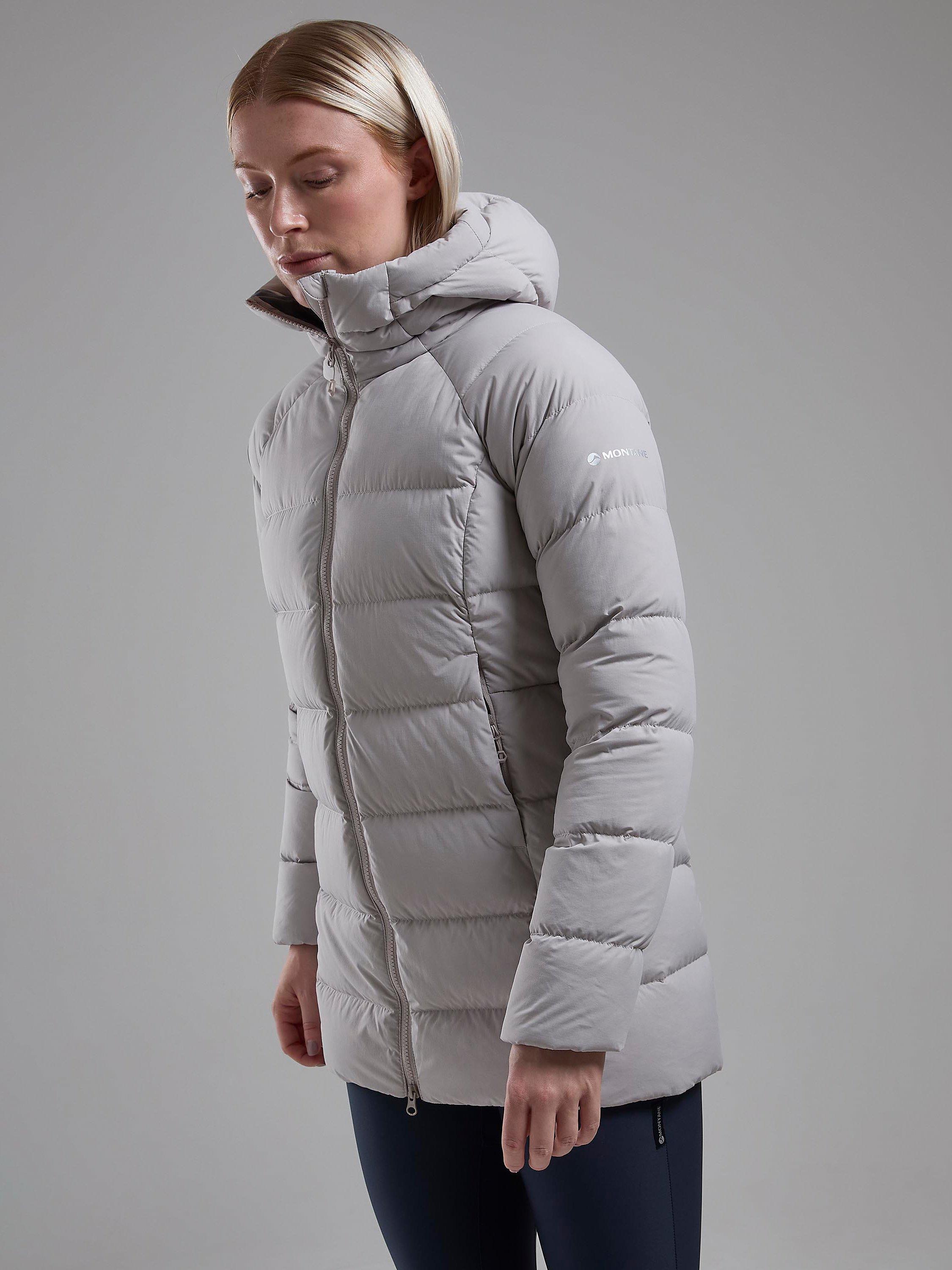 Product image 6 of 7, which shows Montane Women's Tundra Down Insulated Jacket, Oyster, 16