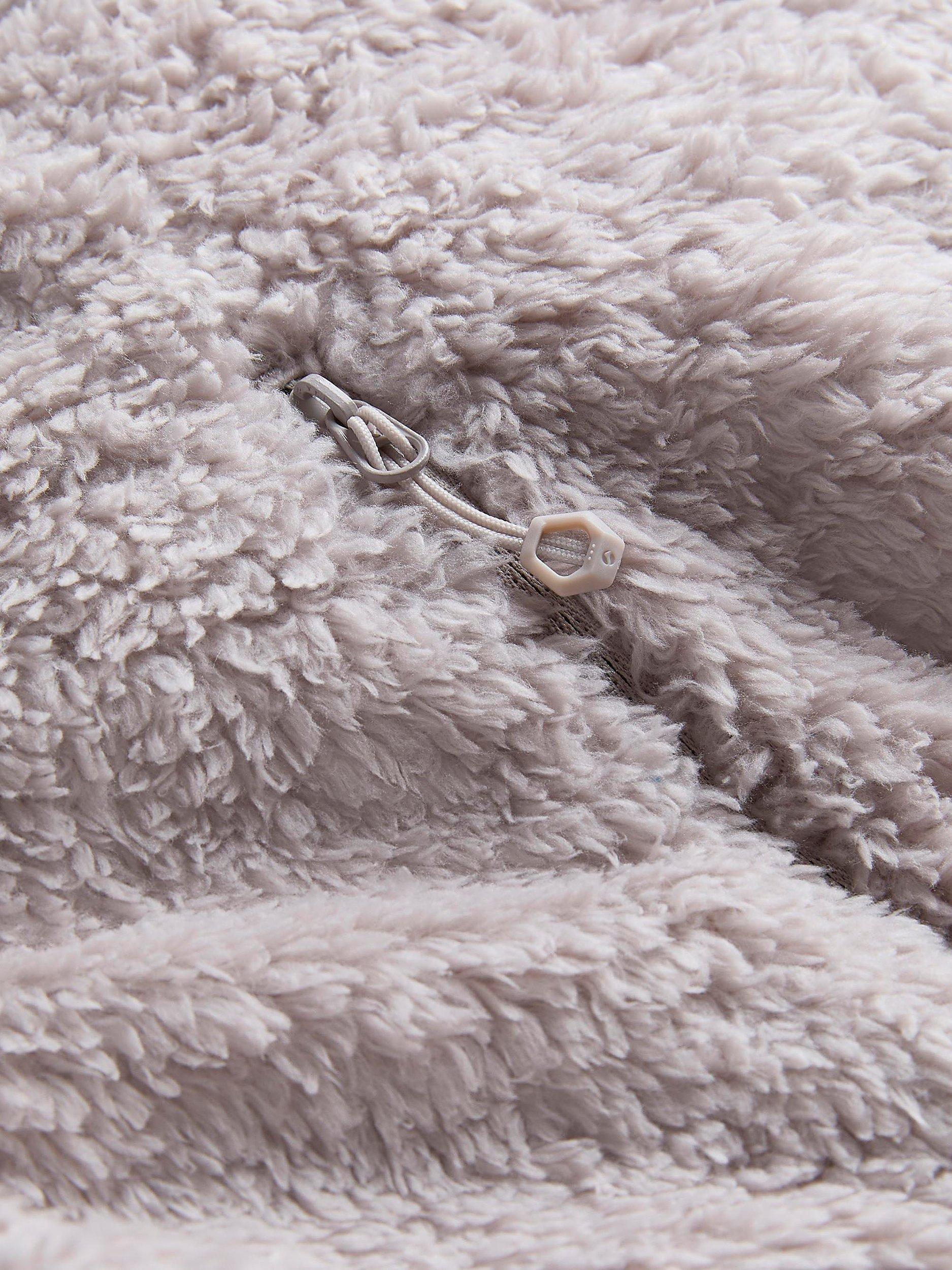 Product image 7 of 7, which shows Montane Women's Caldus High Pile Fleece Jacket, Oyster, 10