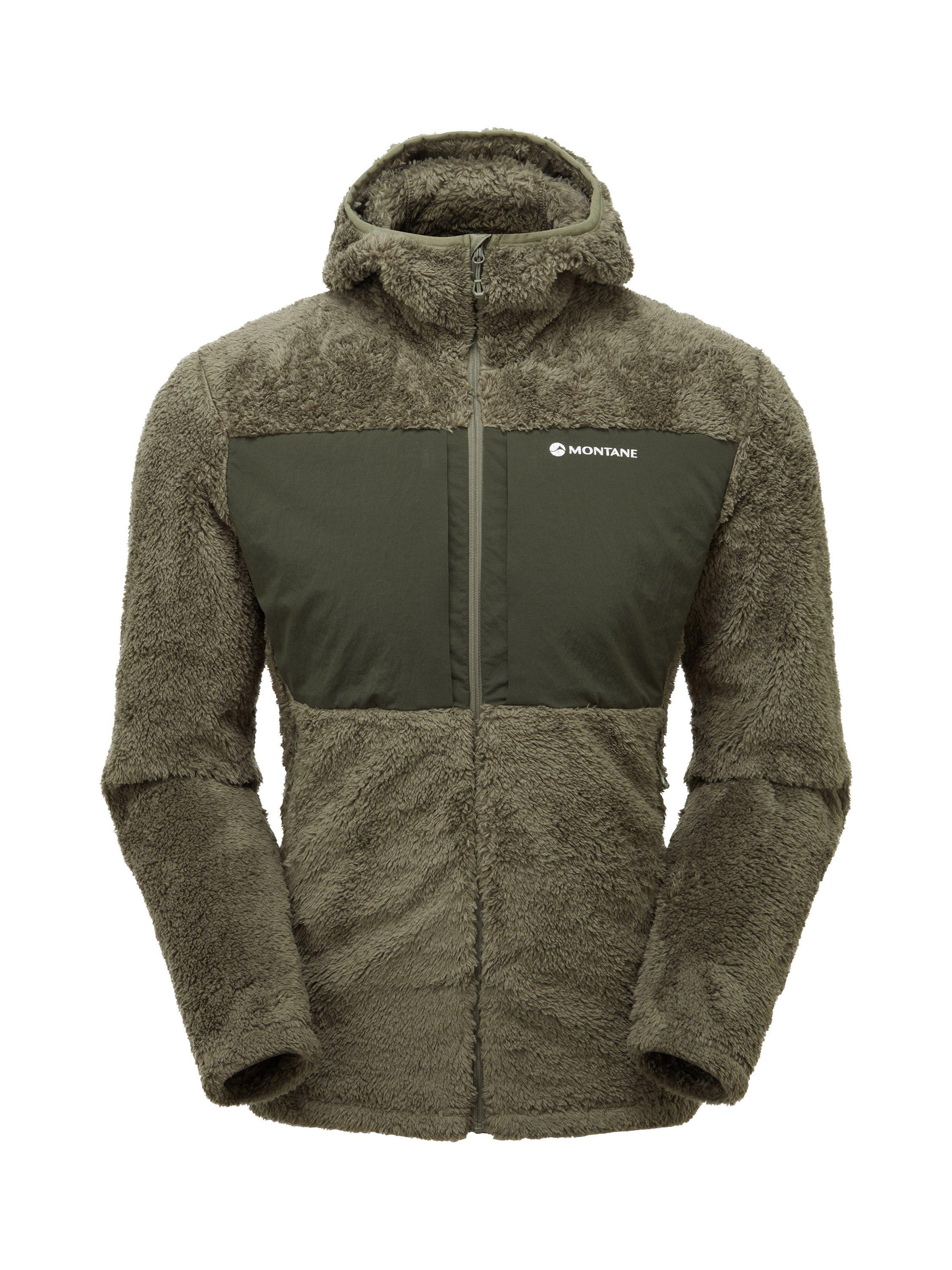 Product image 3 of 8, which shows Montane Caldus XT Fleece Hooded Jacket, Caper, S