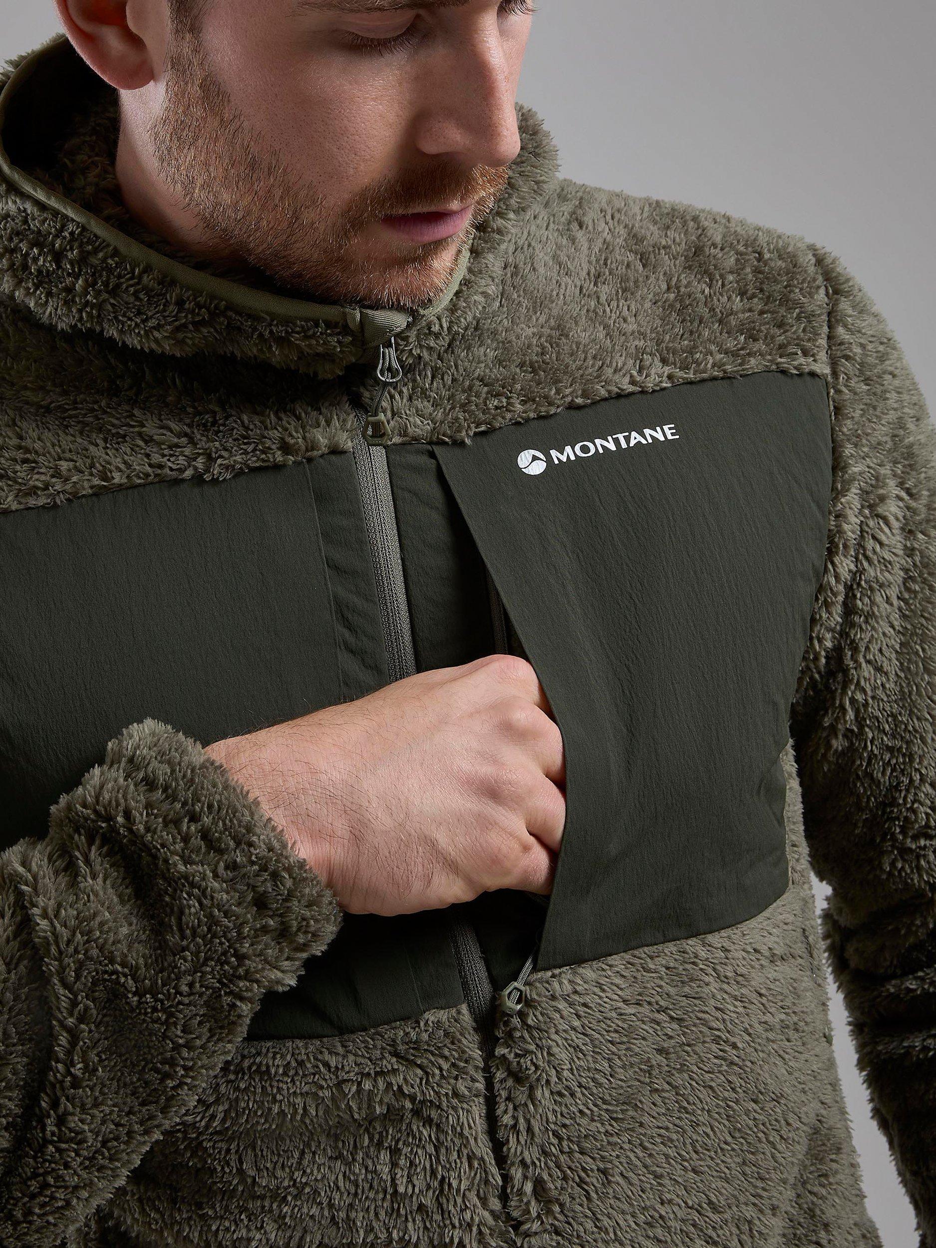 Product image 4 of 8, which shows Montane Caldus XT Fleece Hooded Jacket, Caper, S