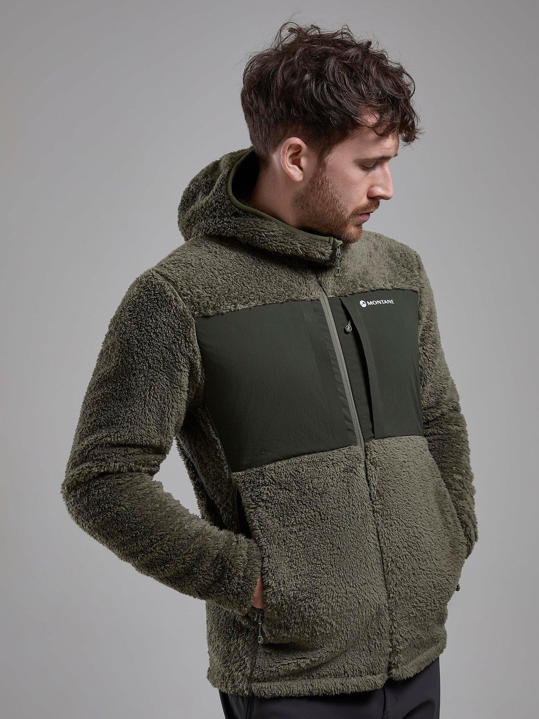 Product image 6 of 8, which shows Montane Caldus XT Fleece Hooded Jacket, Caper, S