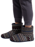 totes Men's Fair Isle Slipper Boots , Multi