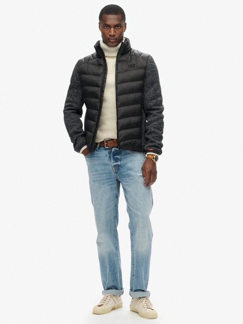 Product image 3 of 7, which shows Superdry Storm Hybrid Jacket, Black, S