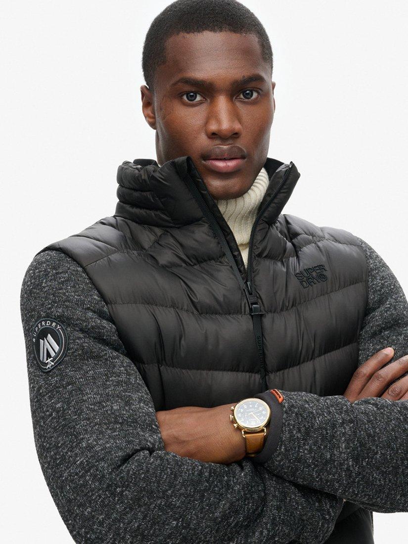 Product image 5 of 7, which shows Superdry Storm Hybrid Jacket, Black, S