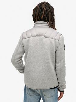 Superdry Storm Hybrid Jacket, Grey Marl - view 2, Grey Marl