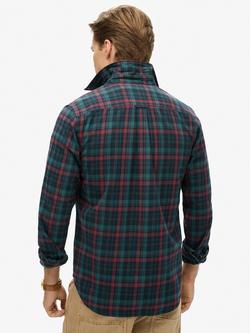 Superdry Organic Cotton Vintage Check Shirt - view 2, Navy
