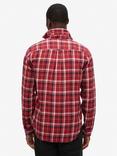 Superdry Organic Cotton Vintage Check Shirt, Montauk Red