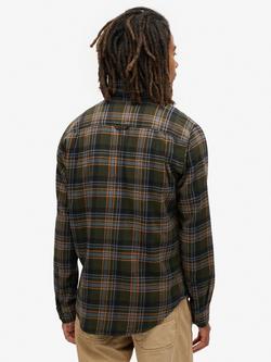 Superdry Long Sleeve Cotton Lumberjack Shirt - view 2, Buckshot Check Olive