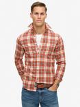 Superdry Vintage Check Shirt, Frontier Check White