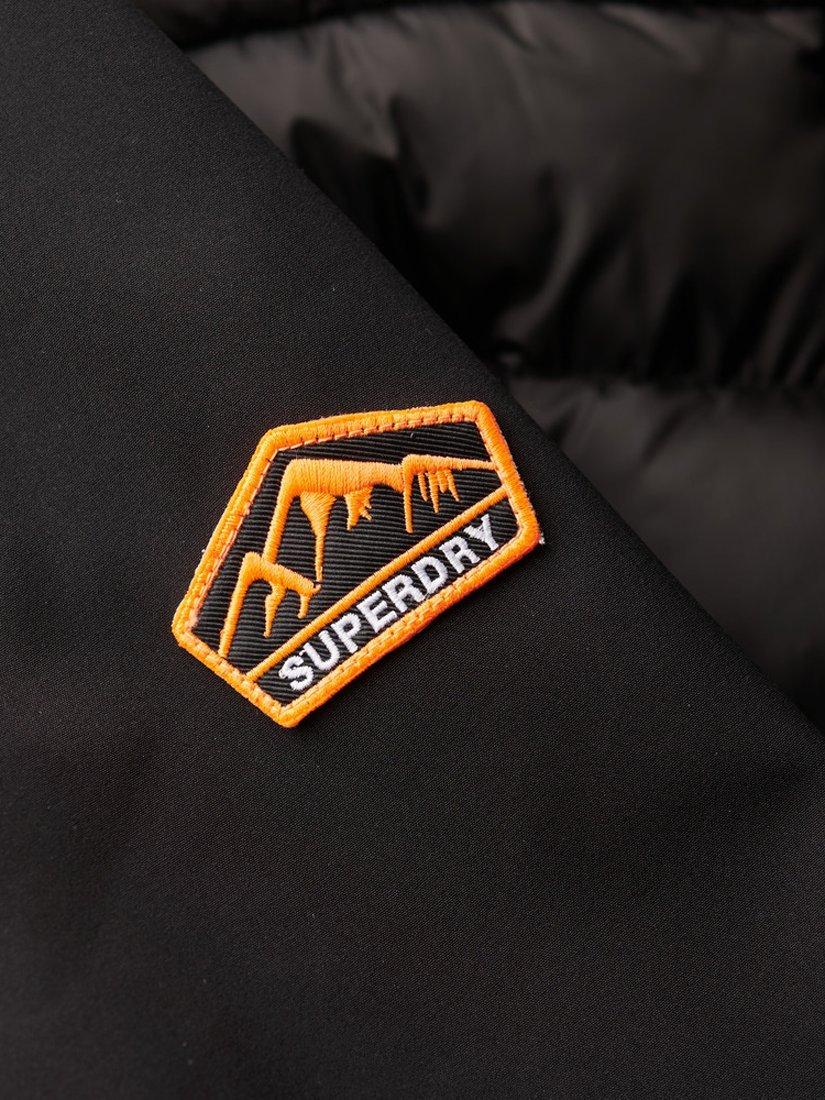 Product image 4 of 6, which shows Superdry Storm Softshell Hybrid Jacket, Black, S