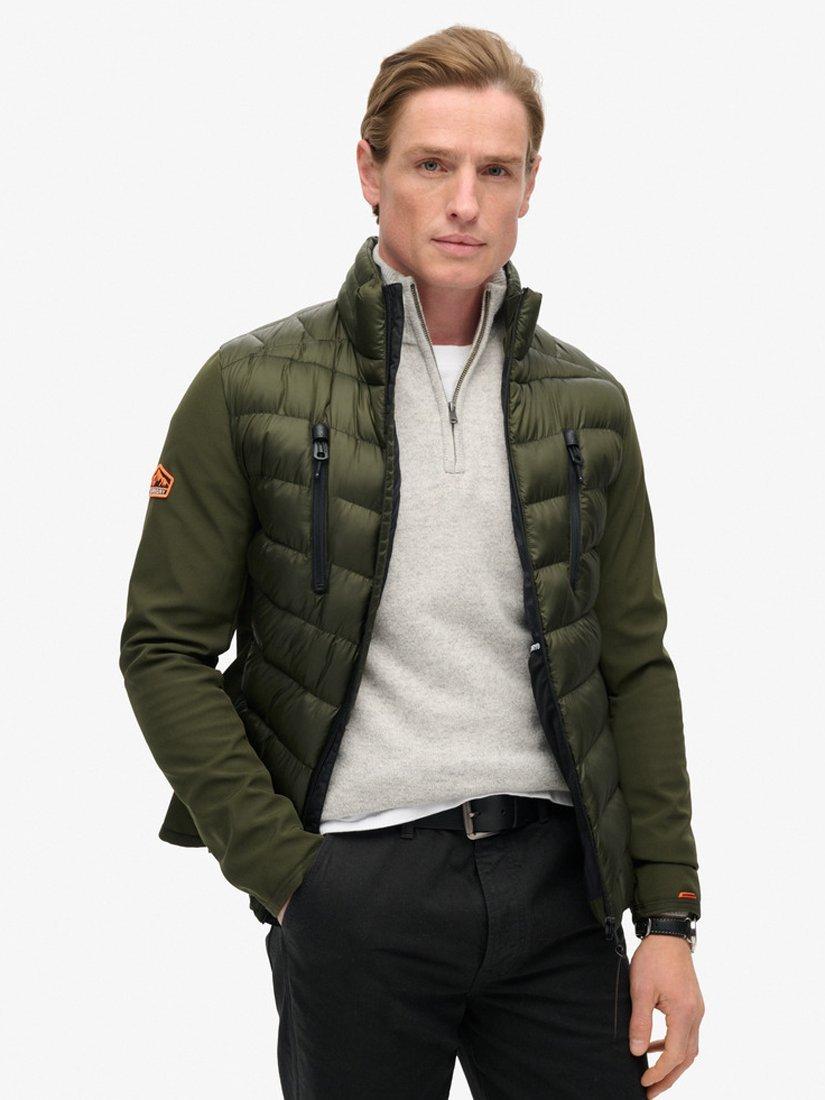 Superdry Storm Softshell Hybrid Jacket Army Khaki