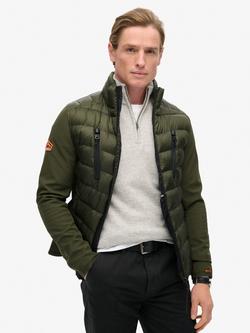 Superdry Storm Softshell Hybrid Jacket, Army Khaki, Army Khaki