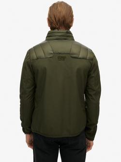 Superdry Storm Softshell Hybrid Jacket, Army Khaki - view 2, Army Khaki