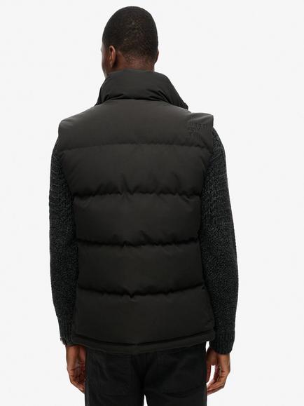 Superdry Everest Padded Gilet, Black - view 2, Black