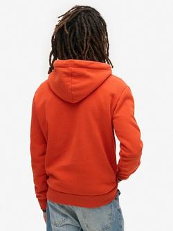 Superdry Outdoor Graphic Stripe Hoodie, Rust Orange - view 2, Rust Orange